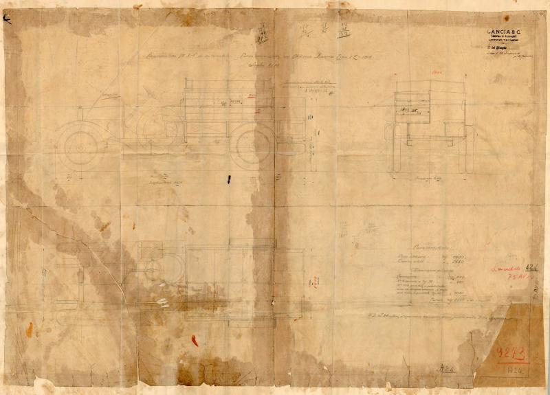 Carro munizioni su chassis Lancia