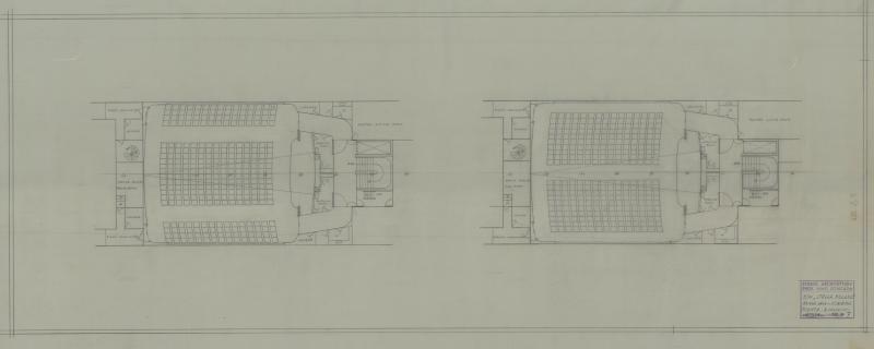 Stella Polaris - Bridge deck - Cinema - Pianta (2 soluzioni)