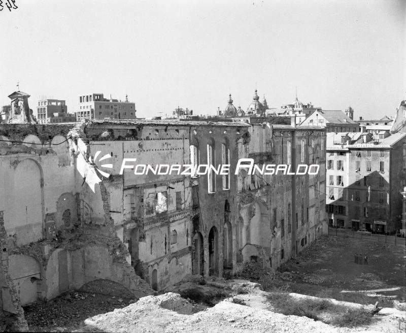 Genova - Piccapietra- demolizione ospedale Pammatone