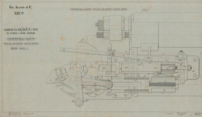Cannone da 102/35 S.A. 1915 - chiusura culatta