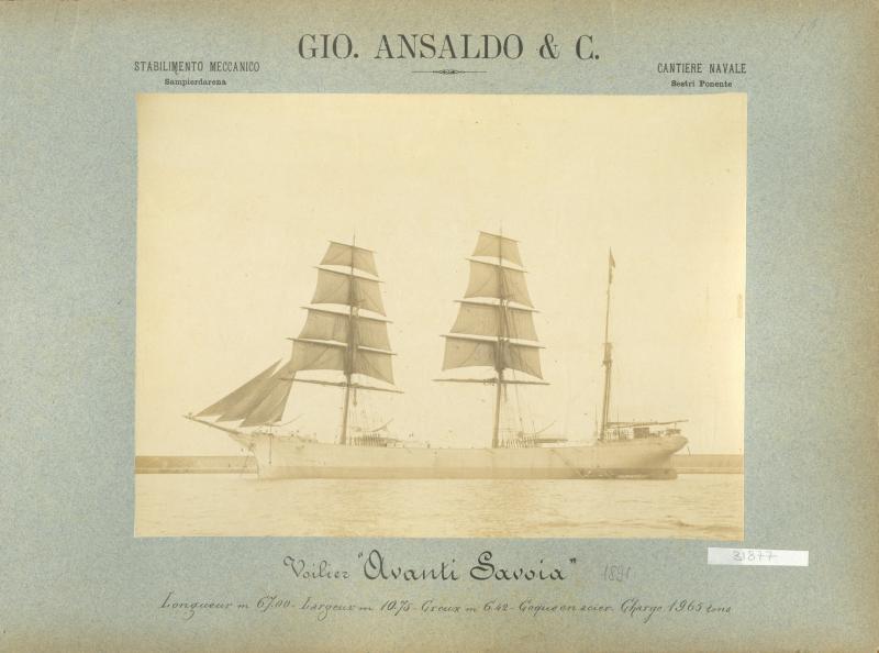 Veliero Avanti Savoia, 1891 (FP.031877)