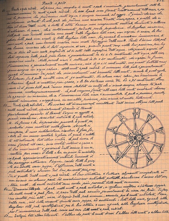 Manuale del Marino - Parte seconda - Della Nave, Ruote a pale