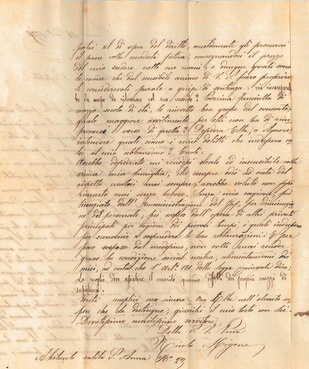 Lettera di un uomo a Francesco Gerolamo Ansaldo, 14-12-1875 (2)