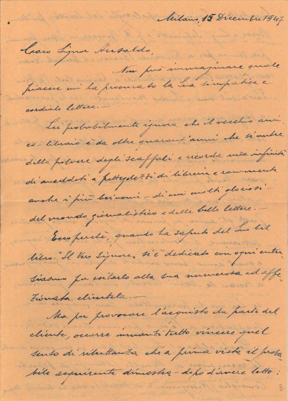 Lettera di Cesare Branduani a Giovanni Ansaldo, 15-12-1947 (1)
