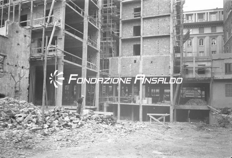Genova - Piccapietra - costruzione nuovi caseggiati