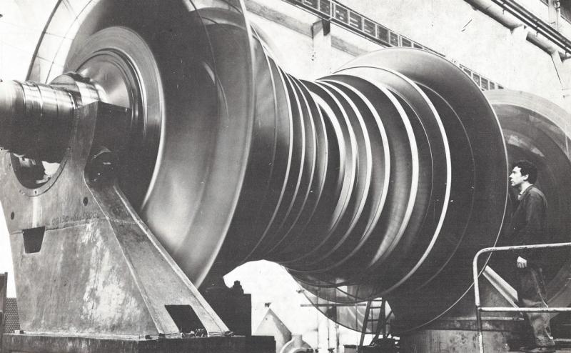 Tornitura nastri ad un rotore per turboalternatore da 320 MW, p. 5
