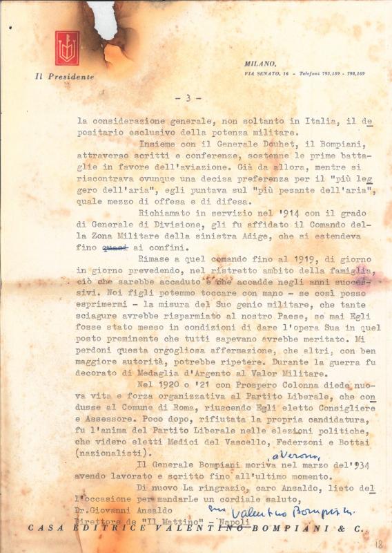 Lettera di Valentino Bompiani a Giovanni Ansaldo, 16-11-1955 (3)