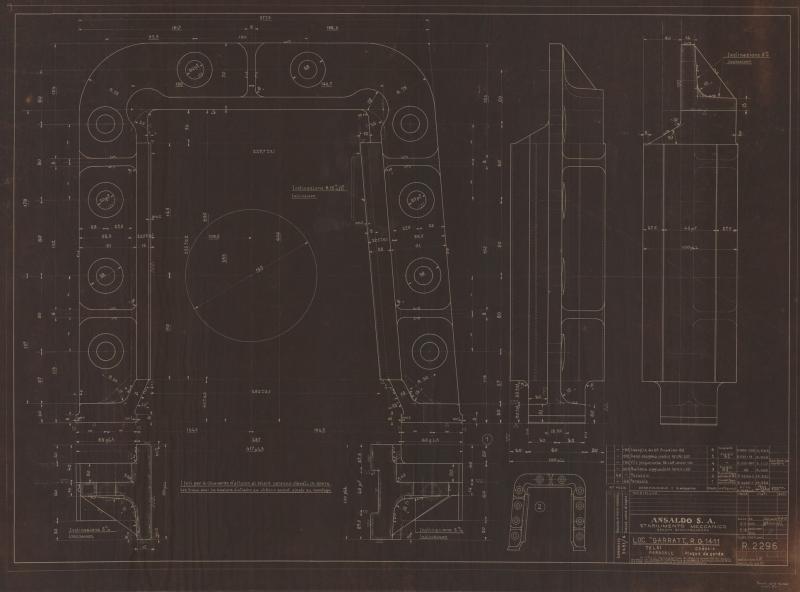 Locomotiva Garratt - Telai parasale
