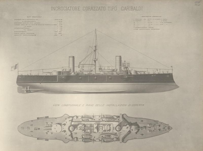 Incrociatore corazzato tipo Garibaldi - Progetto 39