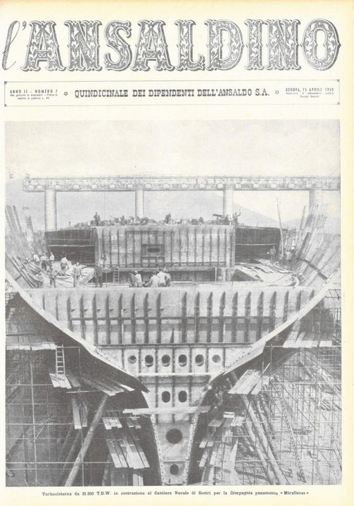 L&#039;Ansaldino, n. 7, 1955