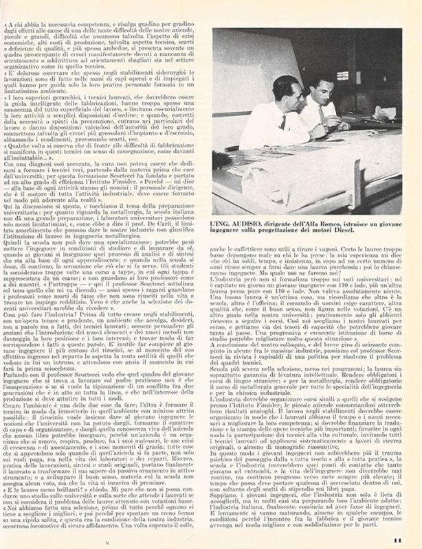 Il problema degli ingegneri di Alberto Mondini, luglio - agosto 1957, anno V, n. 4, p. 11