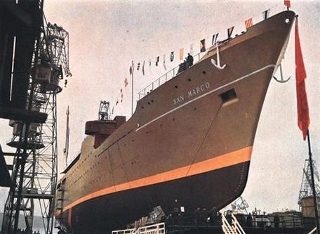 La "S. Marco" costruita nel cantiere omonimo e varata il 29 gennaio 1956, luglio - agosto 1956, anno IV, n. 4 - p. 44