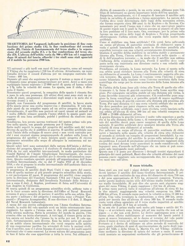 I primi satelliti artificiali terrestri di Glauco Partel, luglio - agosto 1956, anno IV, n. 4, p. 12