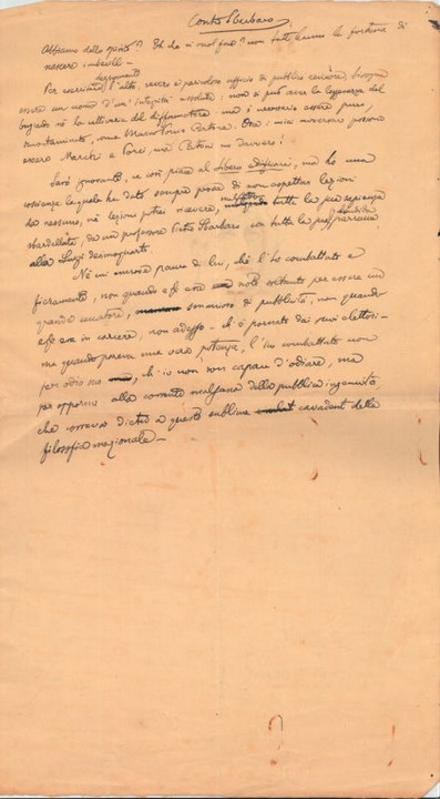 Testi manoscritti di Luigi Arnaldo Vassallo