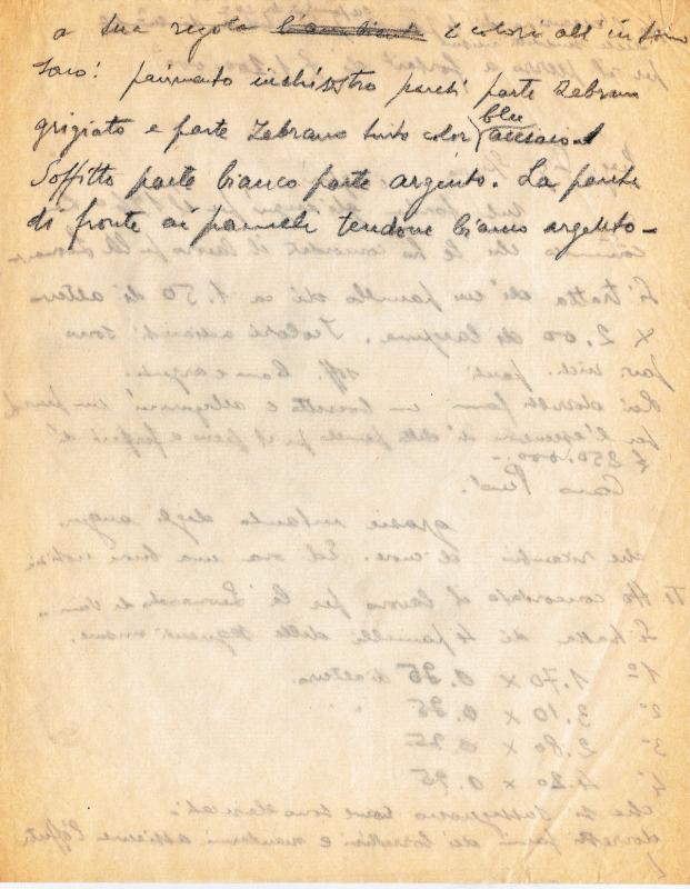 Zoncada - Minute di lettere 02, retro