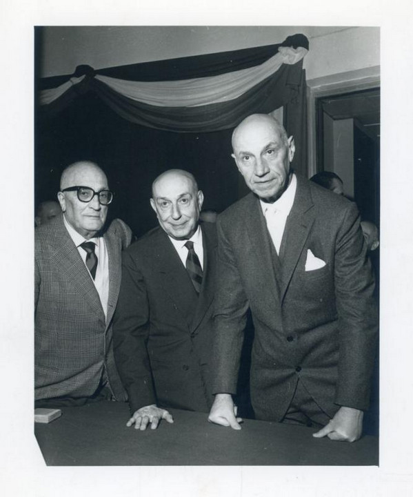 Giovanni Ansaldo, Mario Missiroli e  Carlo Nazzaro