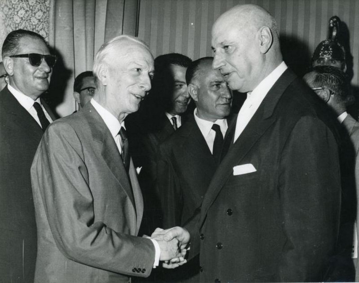 Giovanni Ansaldo e Antonio Segni