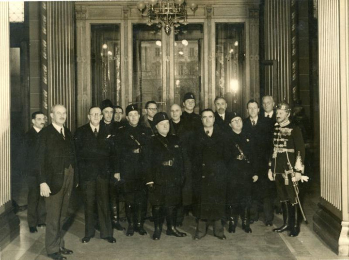 Giovanni Ansaldo e la delegazione della stampa italiana in Germania