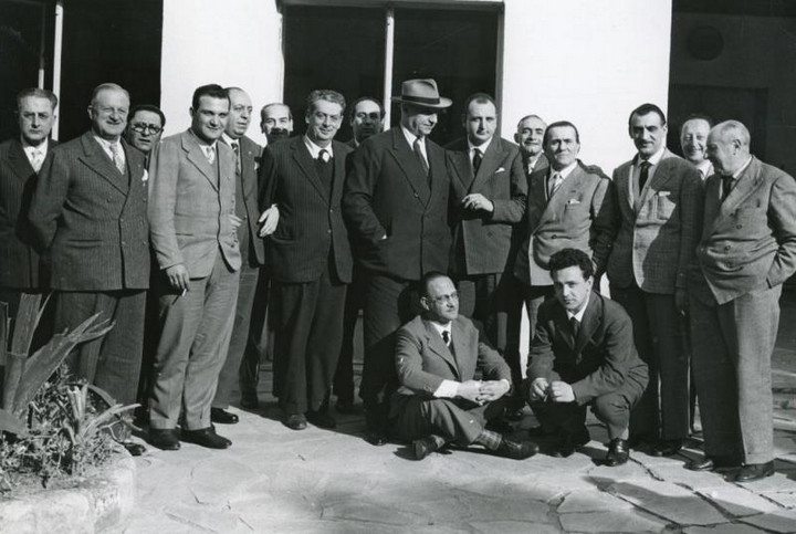 Giovanni Ansaldo e i giornalisti de &quot;Il Mattino&quot;