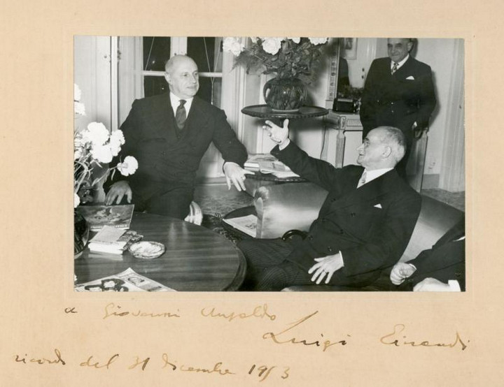 Giovanni Ansaldo e Luigi Einaudi