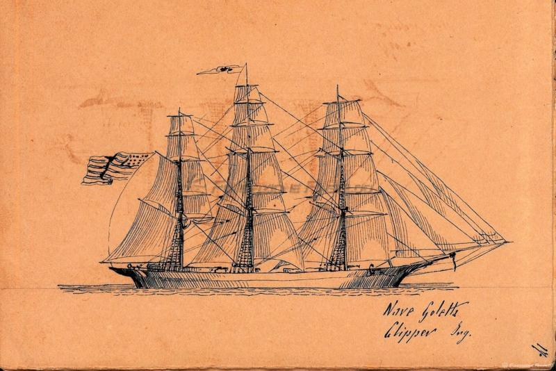 "Nave goletta. Clipper inglese"