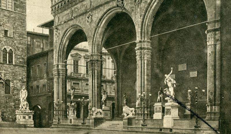 Cartolina di Arrigo Caiumi, 1929, Firenze