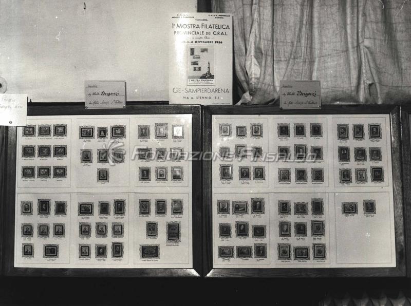 Mostra Filatelica CRAL Ansaldo - esposizione Ubaldo Bergonzi