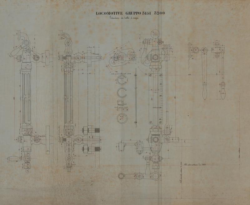 Locomotiva Alessandro Volta - Indicatore del livello dell'acqua