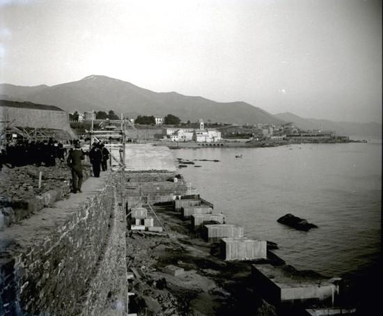 Genova - corso Italia in costruzione
