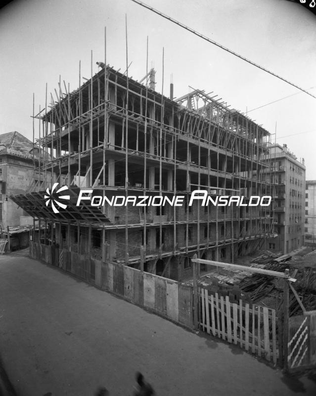 Genova - corso De Stefanis - costruzione nuovi caseggiati