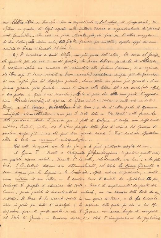 Lettera di Santino Caramella a Giovanni Ansaldo, 07-03-1923 (3)