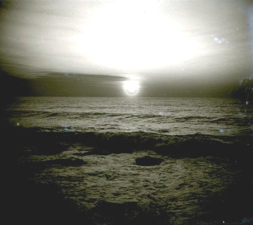Genova - tramonto sul mare