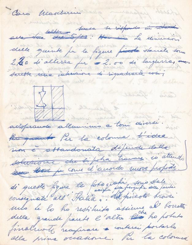 Zoncada - Minute di lettere 01