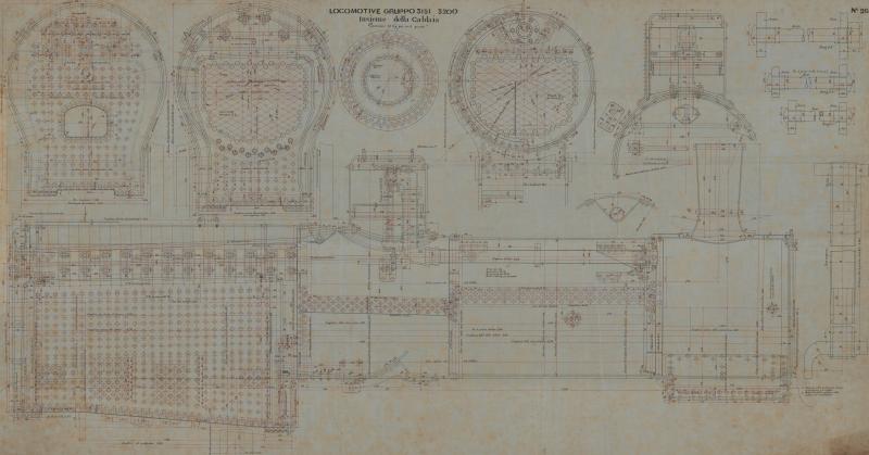 Locomotiva Alessandro Volta -  Insieme della caldaia