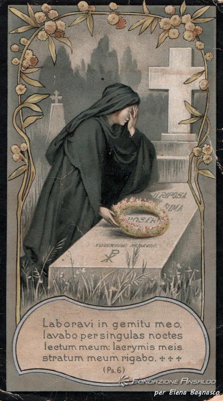 Immagine commemorativa per la morte di Simone Canepa