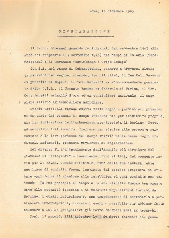 Elenchi testimonianze