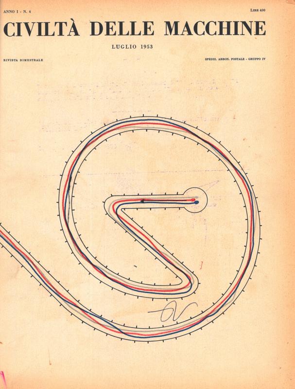 Copertina, "Labirinto psicotecnico" - luglio 1953, anno I, n. 4