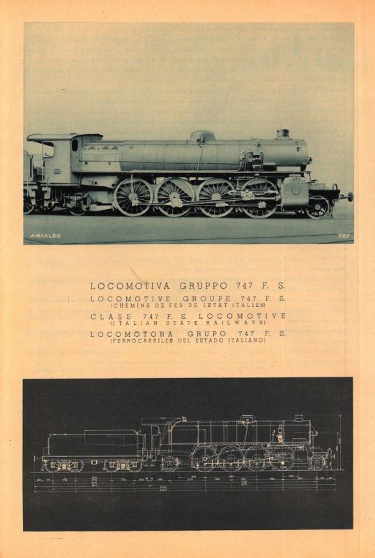 Locomotive Gruppo 747 F.S.