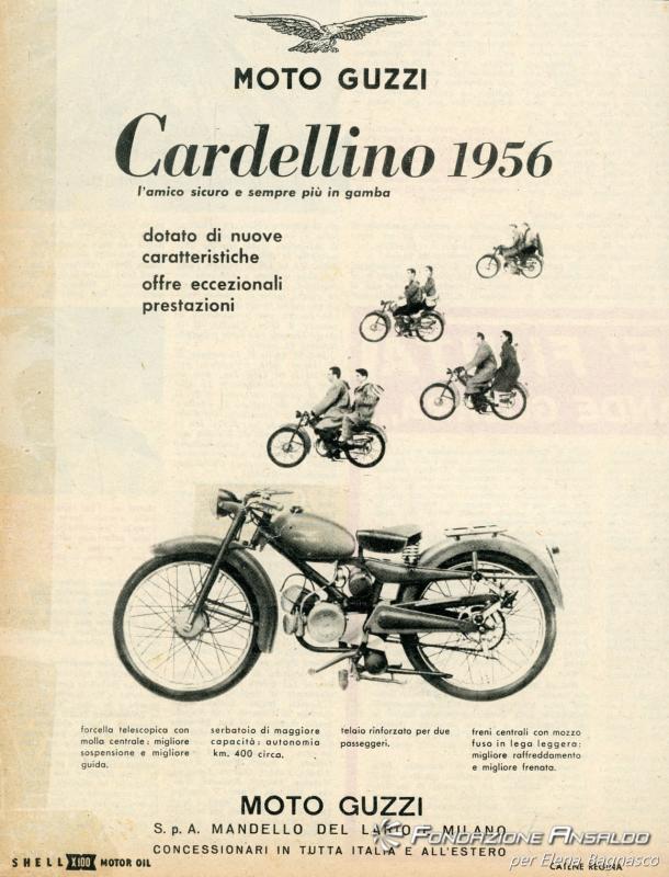 Pubblicità "Cardellino 1956"