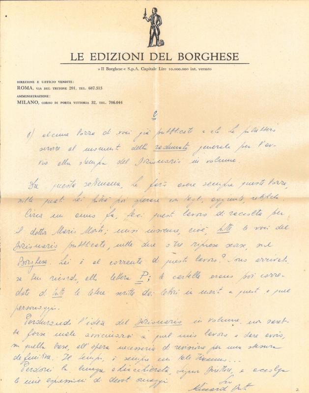 Lettera de Il Borghese a Giovanni Ansaldo, 08-02-1960 (2)