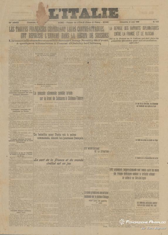 L'Italie, 02.06.1918, p. 1