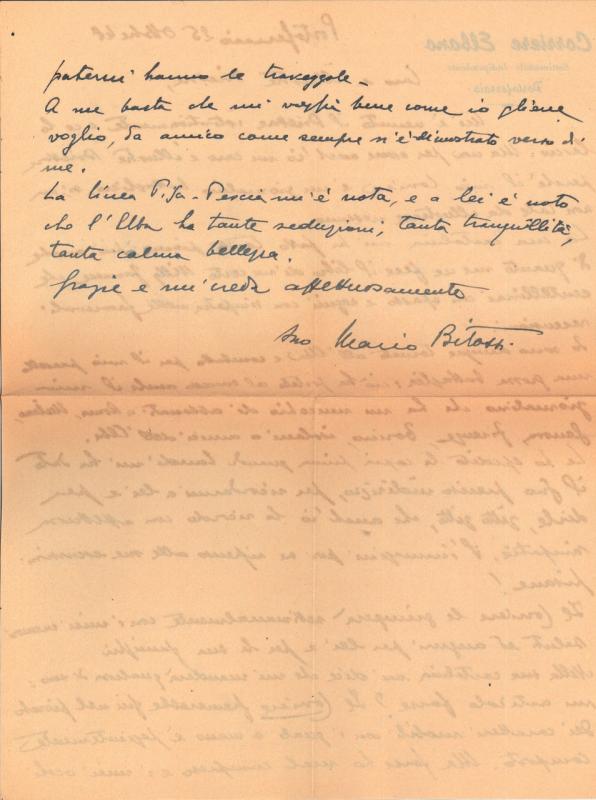 Lettera di Mario Bitossi a Giovanni Ansaldo, 25-10-1948 (2)