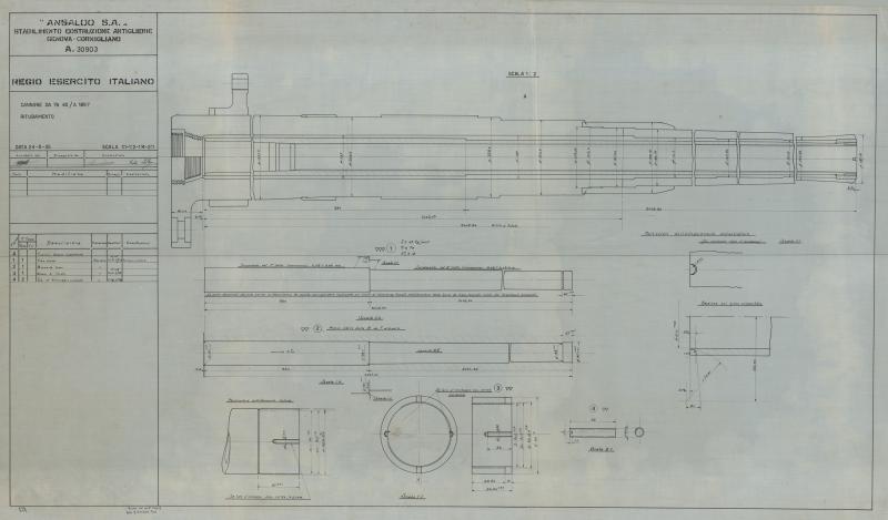 Cannone da 76/40/ A 1897 - Bocca da fuoco