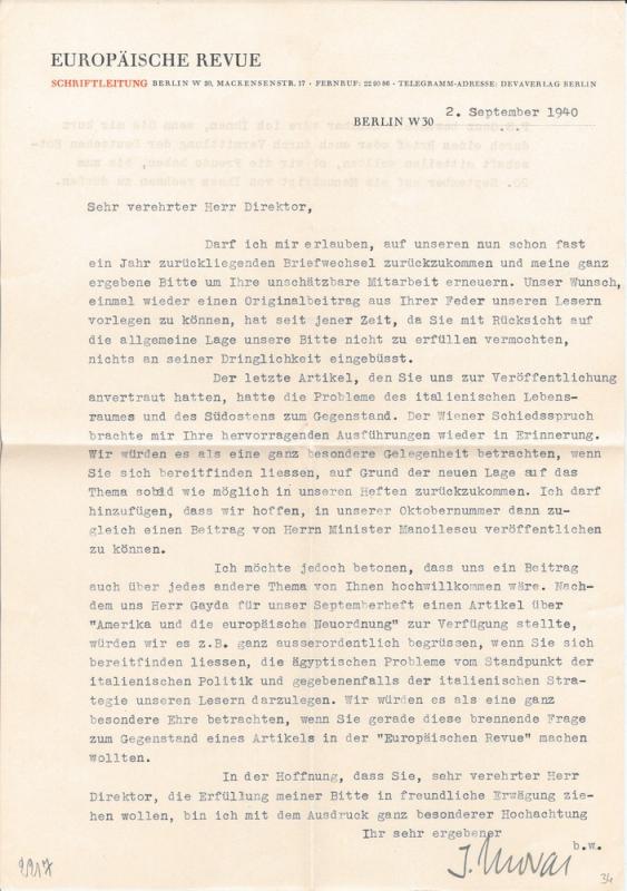 Lettera di J. Munch a Giovanni Ansaldo, 02-09-1940 (1)
