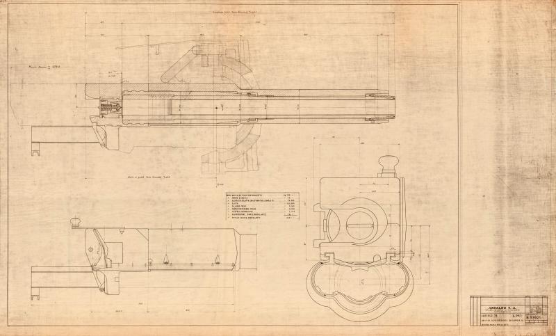 Obice 75/18 sistemato su carro M.13