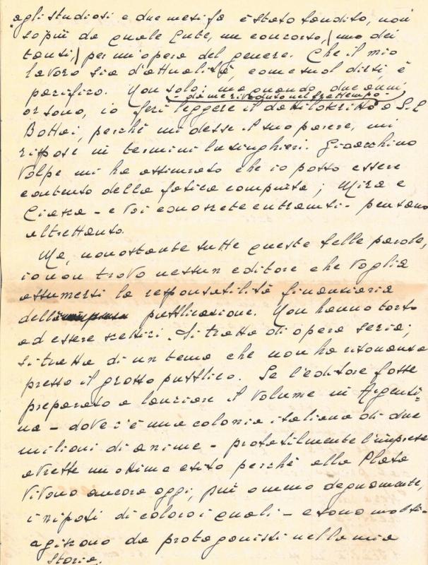 Lettera di Nicolò Cuneo a Giovanni Ansaldo, 29-05-1939 (2)