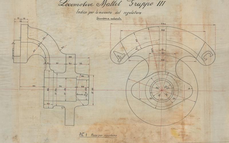 Locomotive Mallet - Indice per la manovra del regolatore