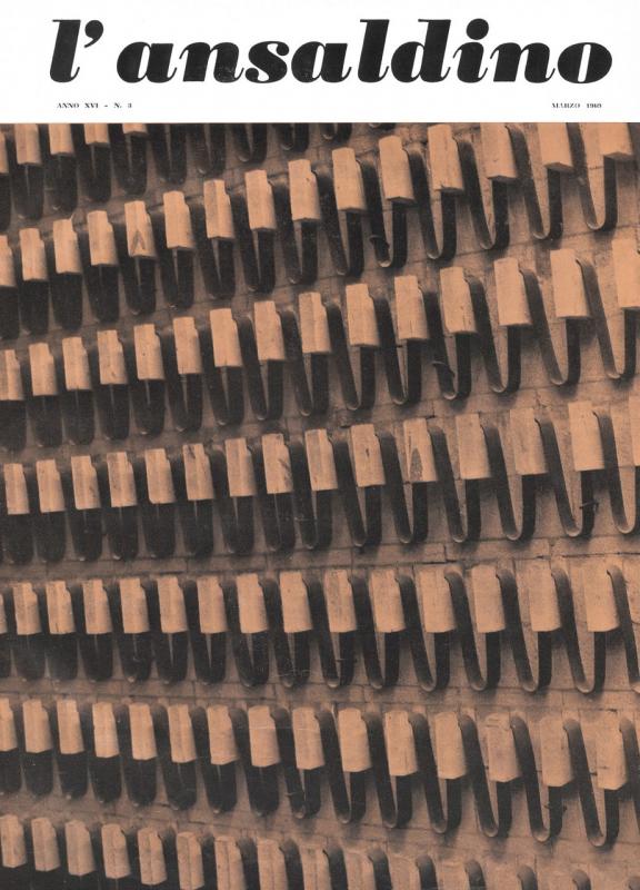 Copertina -  Sezione di un forno Sfeat, L'Ansaldino, n. 3, anno XVI, 1969