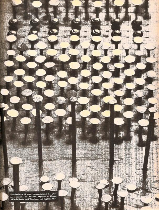 Terza di copertina - composizione di Nando di Milano, luglio - agosto 1957, anno V, n. 4