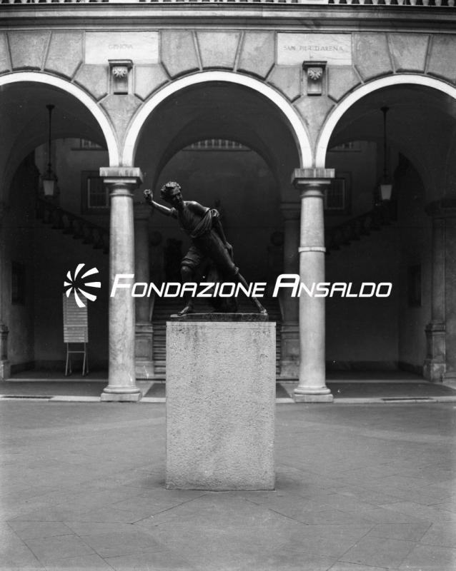 Genova - palazzo Doria-Tursi - statua Balilla